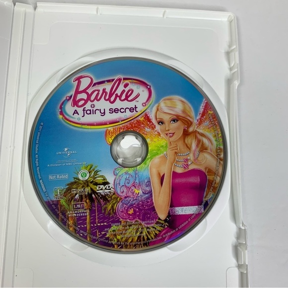 Barbie A Fairy Secret DVD Excellent Used Condition - Picture 3 of 3